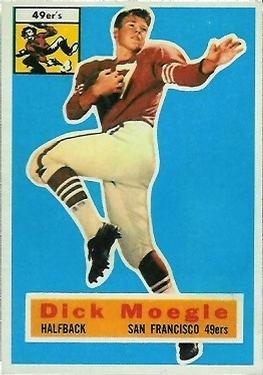 1956 Topps #14 Dick Moegle Front