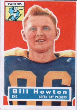 1956 Topps #19 Bill Howton Front