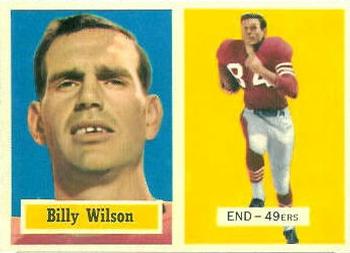 1957 Topps #42 Billy Wilson Front