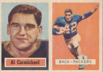 1957 Topps #57 Al Carmichael Front