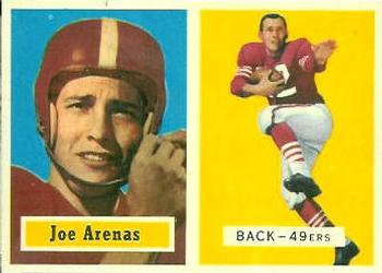 1957 Topps #66 Joe Arenas Front