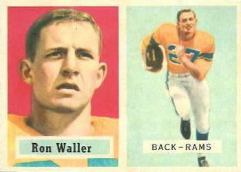 1957 Topps #82 Ron Waller Front