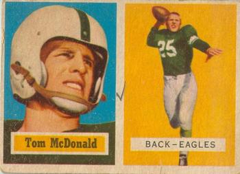 1957 Topps #124 Tommy McDonald Front