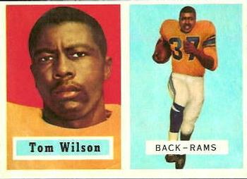 1957 Topps #133 Tom Wilson Front