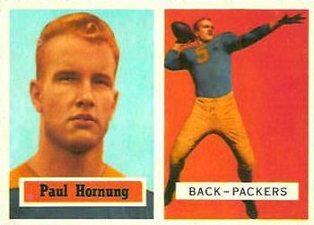 1957 Topps #151 Paul Hornung Front