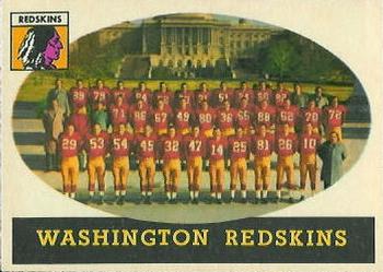 1958 Topps #27 Washington Redskins Front