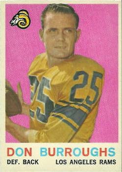 1959 Topps #59 Don Burroughs Front