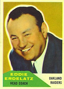 1960 Fleer #131 Eddie Erdelatz Front