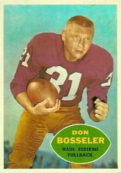 1960 Topps #124 Don Bosseler Front