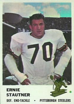 1961 Fleer #125 Ernie Stautner Front
