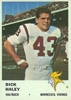 1961 Fleer #128 Dick Haley Front