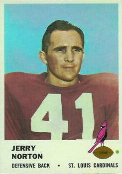 1961 Fleer #26 Jerry Norton Front
