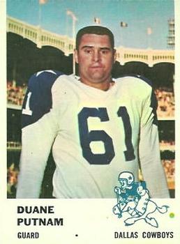 1961 Fleer #46 Duane Putnam Front