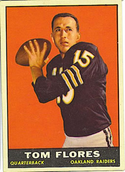 1961 Topps #186 Tom Flores Front