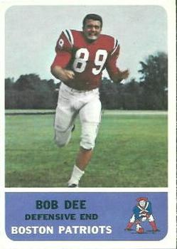1962 Fleer #8 Bob Dee Front