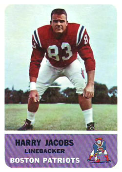 1962 Fleer #10 Harry Jacobs Front