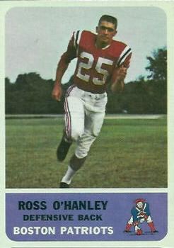 1962 Fleer #11 Ross O'Hanley Front