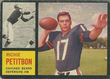 1962 Topps #23 Richie Petitbon Front
