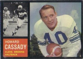1962 Topps #26 Howard Cassady Front