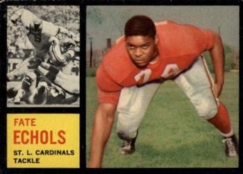 1962 Topps #149 Fate Echols Front