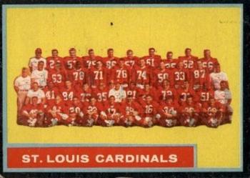 1962 Topps #150 St. Louis Cardinals Front