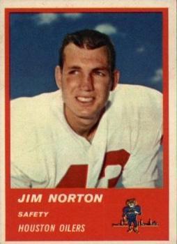 1963 Fleer #40 Jim Norton Front