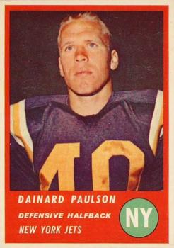 1963 Fleer #18 Dainard Paulson Front