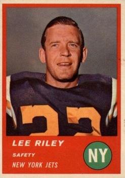 1963 Fleer #19 Lee Riley Front