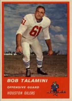 1963 Fleer #39 Bob Talamini Front