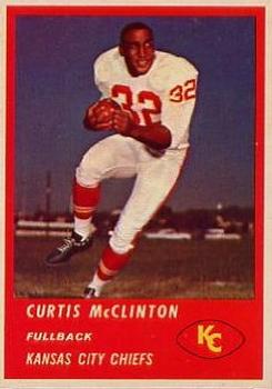 1963 Fleer #45 Curtis McClinton Front