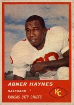 1963 Fleer #48 Abner Haynes Front