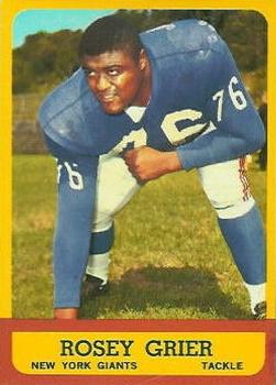 1963 Topps #56 Rosey Grier Front
