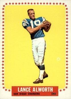 1964 Topps #155 Lance Alworth Front