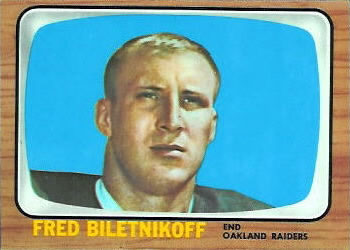 1966 Topps #104 Fred Biletnikoff Front