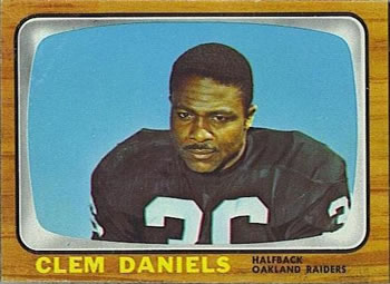 1966 Topps #107 Clem Daniels Front