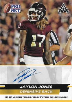2022 Pro Set Draft - Autographs Gold #PSA-JJ1 Jaylon Jones Front