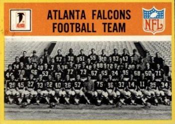 1967 Philadelphia #1 Atlanta Falcons Front