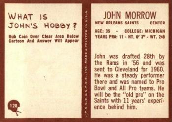 1967 Philadelphia #128 John Morrow Back