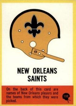 1967 Philadelphia #132 Saints Draft Selections Front