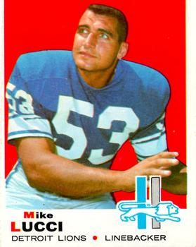 1969 Topps #167 Mike Lucci Front
