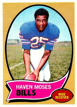 1970 Topps #165 Haven Moses Front