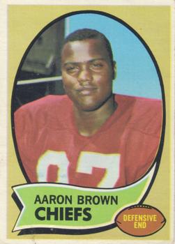 1970 Topps #202 Aaron Brown Front