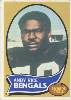 1970 Topps #42 Andy Rice Front