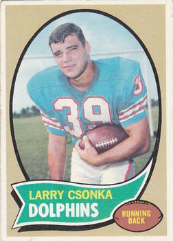 1970 Topps #162 Larry Csonka Front