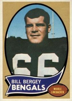 1970 Topps #168 Bill Bergey Front