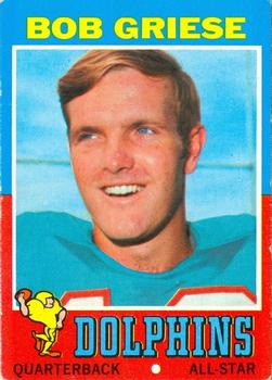 1971 Topps #160 Bob Griese Front