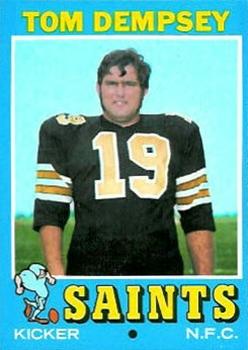 1971 Topps #5 Tom Dempsey Front
