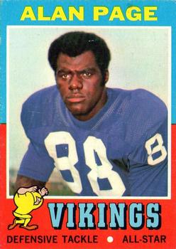 1971 Topps #71 Alan Page Front