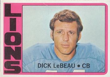 1972 Topps #335 Dick LeBeau Front