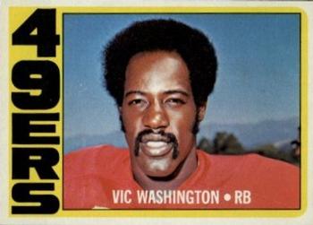 1972 Topps #22 Vic Washington Front